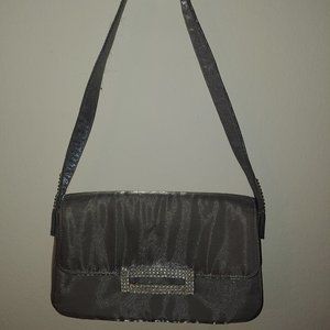 Vanessa Gray Satin Rhinestone Evening Bag
